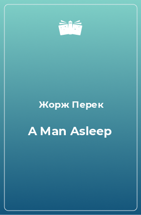 Книга A Man Asleep