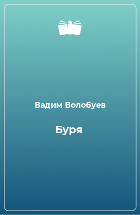 Книга Буря