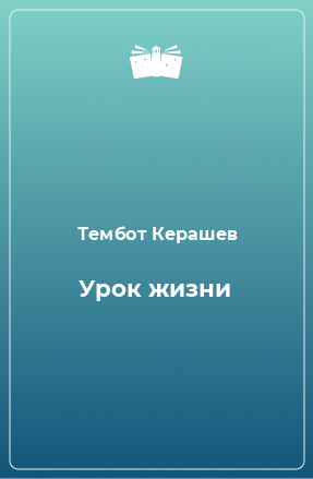 Книга Урок жизни