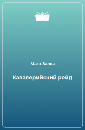 Книга Кавалерийский рейд