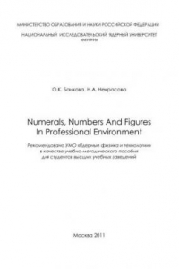 Книга Numerals, numbers and figures in professional environment: учебнометодическое пособие для вузов