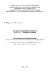 Книга Компьютерный практикум по бухгалтерскому учету: учебно-методическое пособие по проведению практических занятий с применением активных форм обучения для бакалавров направления подготовки 080100.62 «Экономика» профиль «Бухгалтерский учет, анализ и аудит»