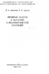 Книга Краевые задачи в областях с мелкозернистой границей