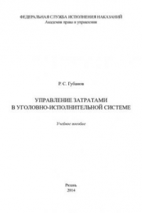 Книга Управление затратами в уголовно-исполнительной системе. Учебное пособие