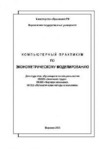 Книга Компьютерный практикум по эконометрическому моделированию