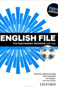 Книга English File: Pre-intermediate: Workbook with Key