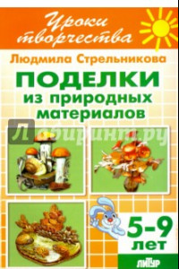 Книга Поделки из природных материалов. Рабочая тетрадь для детей 5-9 лет