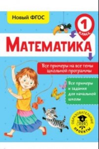 Книга Математика. 1 класс. Все примеры на все темы школьной программы