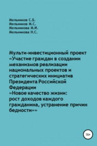 Книга Мульти-инвестиционный проект «Участие граждан в создании механизмов реализации национальных проектов и стратегических инициатив Президента РФ „Новое качество жизни: рост доходов каждого“