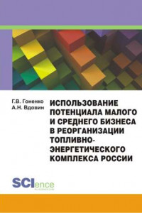 Книга Использование потенциала малого и среднего бизнеса в реорганизации топливно-энергетического комплекса России. Монография