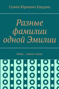 Книга Разные фамилии одной Эмилии. Няня… своего сына!