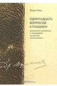 Книга Одиннадцать вопросов к Пушкину. Маленькие гипотезы с эпиграфом на месте послесловия