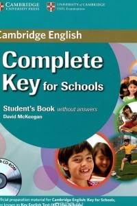 Книга Complete Key for Schools: Student's Book without Answers