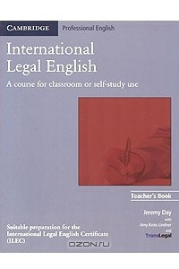 Книга International Legal English: Teacher's Book