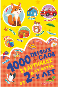 Книга 1000 первых слов в картинках