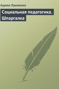 Книга Социальная педагогика. Шпаргалка