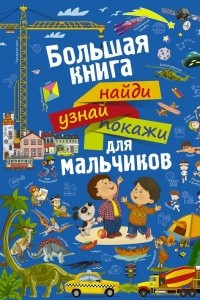 Книга Большая книга найди, узнай, покажи для мальчиков