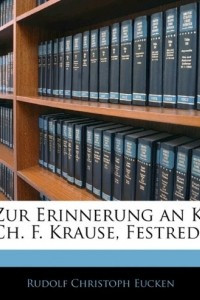 Книга Zur Erinnerung an K. Ch. F. Krause, Festrede