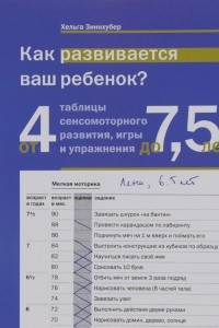 Книга Как развивается ваш ребенок? Таблицы сенсомоторного развития, игры и упражнения. От 4 до 7,5 лет