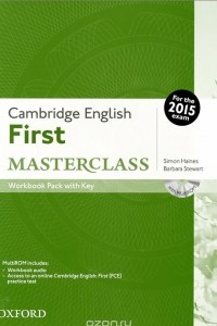 Книга Cambridge English: First Masterclass Workbook Pack with Key