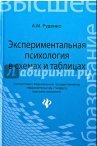 Книга Экспериментальная психология в схемах и таблицах. Учебное пособие