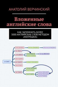 Книга Вложенные английские слова. Как запомнить более 3000 английских слов методом «матрёшки»